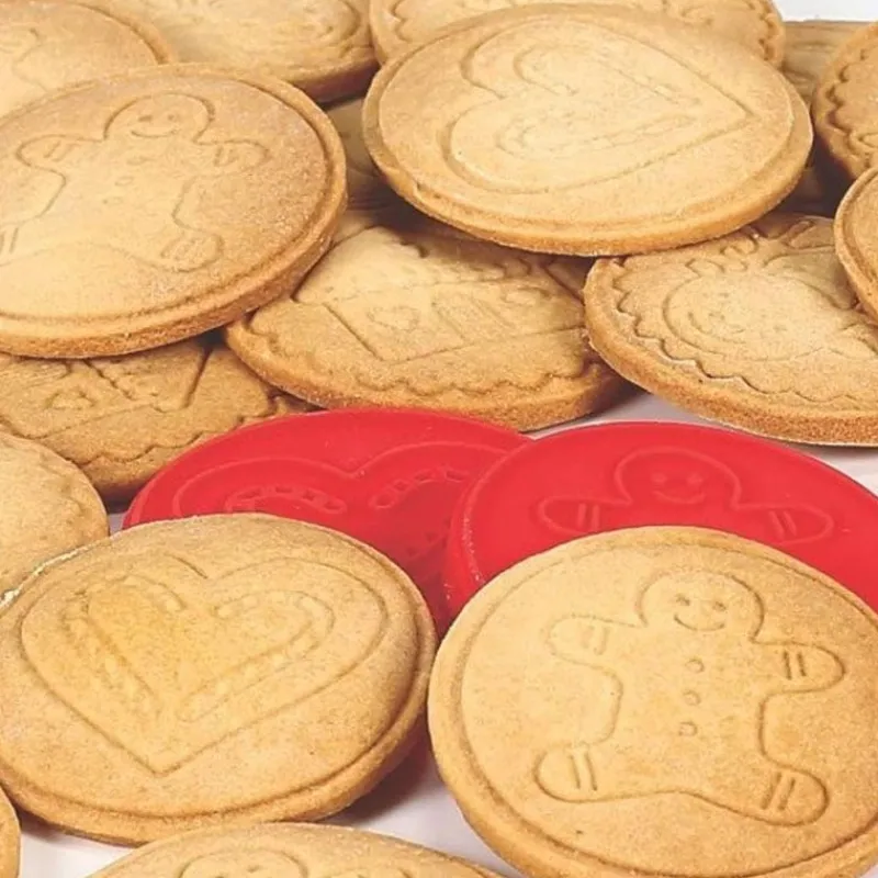 Cerf Dellier Tampon à biscuit bois Alsace