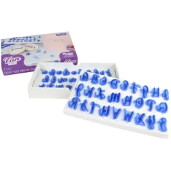 Cerf Dellier Tampons embosseurs alphabet Fun Fonts PME (x52)
