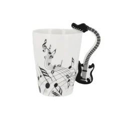 Cerf Dellier Tasse en céramique anse guitare électrique