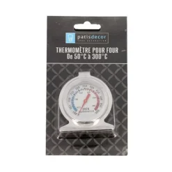 Cerf Dellier Thermomètre à four cadran inox +50+300°C