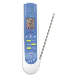 Cerf Dellier Thermomètre DUO infra-rouge sonde repliable IP65 de -55° à +330° c