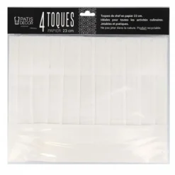 Cerf Dellier Toque en papier plissé H 23 cm (x 4)