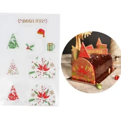 Cerf Dellier Transfert chocolat thème Noël classique