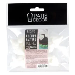 Cerf Dellier Tulipe blanche en azyme (x15)
