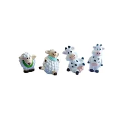 Cerf Dellier Vaches et moutons sur pique assortis (x48)