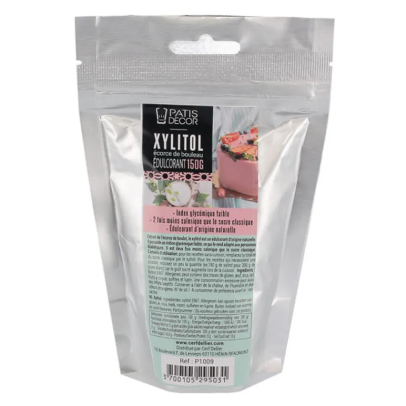 Cerf Dellier Xylitol écorce de bouleau 150 g