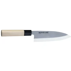 Cerf Dellier Yoshikin Bunmei couteau de boucher deba inox 16,5 cm